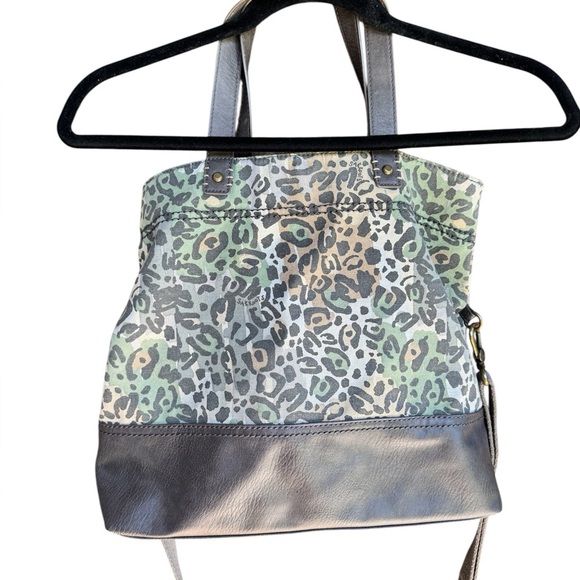 Sakroots Artist Circle Multicolor Leopard Print Shoulder/Tote Bag - Picture 4 of 4